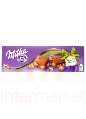 Šokoladas Milka WHOLE NUTS 250g